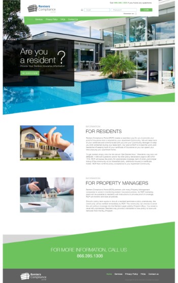 Renters Compliance Portal preview