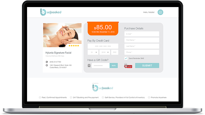 Unbooked Appointments preview